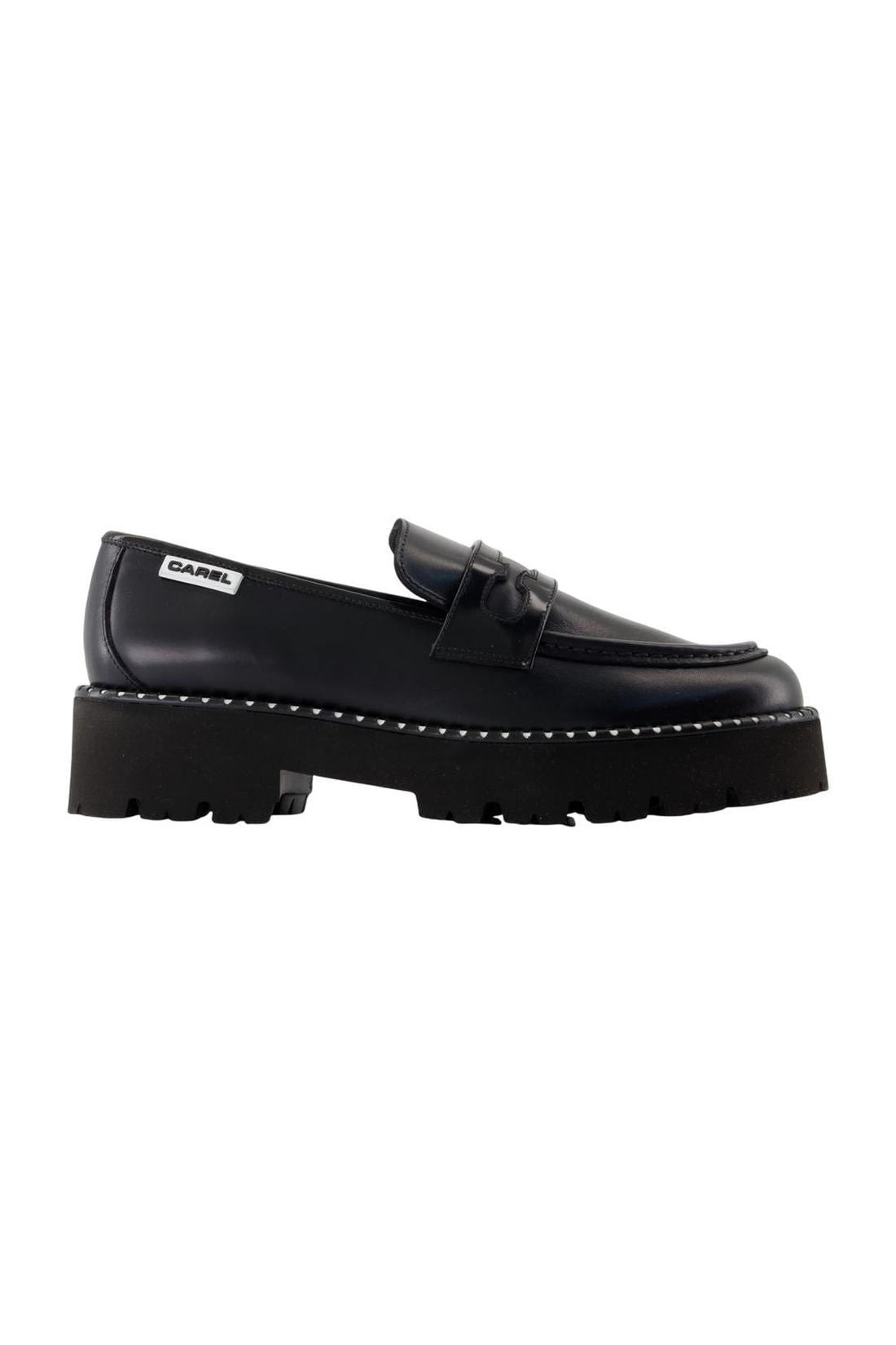 Carel-Flache Schuhe Marion - Carel - Leder - Schwarz-schuhe / flache-schuhe-Black-Deal-Outlet-by-ARCHIVIST