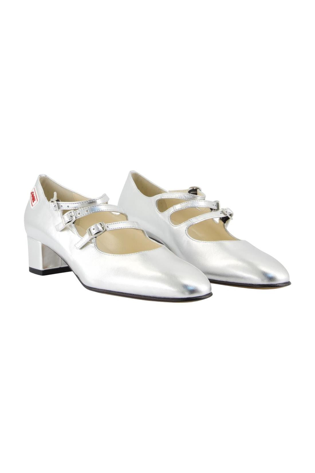Carel OUTLET | Kina F1 Pumps - Carel - Leder - Silber im