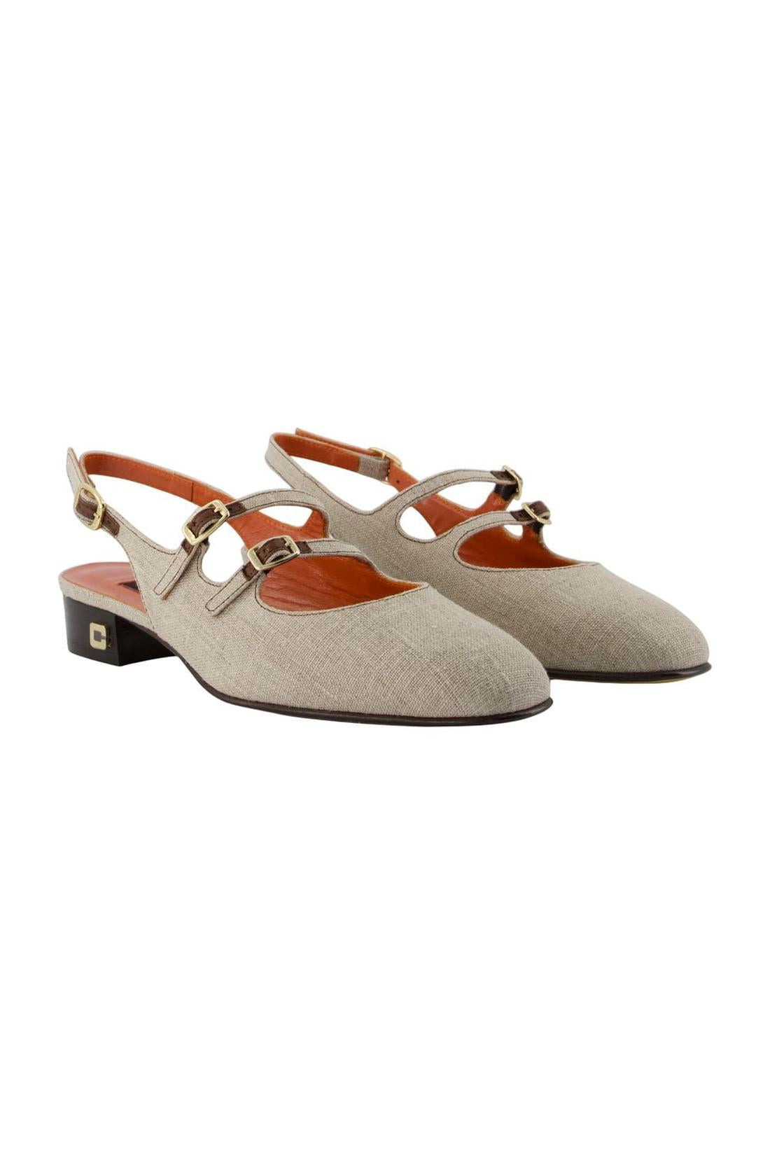 Sandalen Peche - Carel - Leinwand - Beige