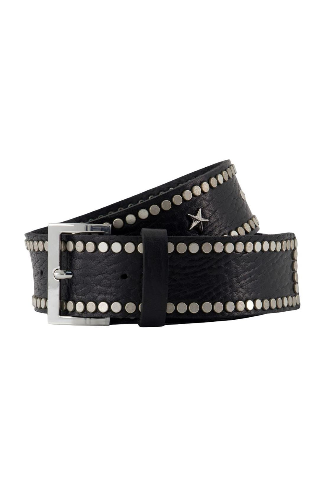 Zadig & Voltaire-Starlight Gürtel - Zadig & Voltaire - Leder - Schwarz-Outdoor-Black-Deal-Outlet-by-ARCHIVIST