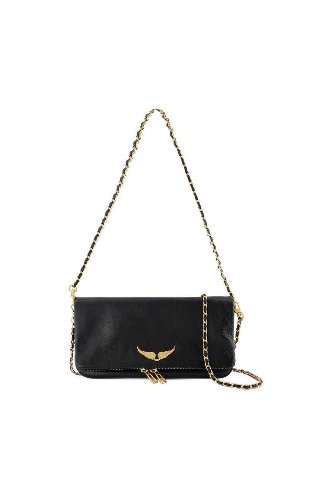 Rock Schultertasche - Zadig & Voltaire - Leder - Schwarz-Taschen-Zadig & Voltaire-One size-black-ARCHIVIST