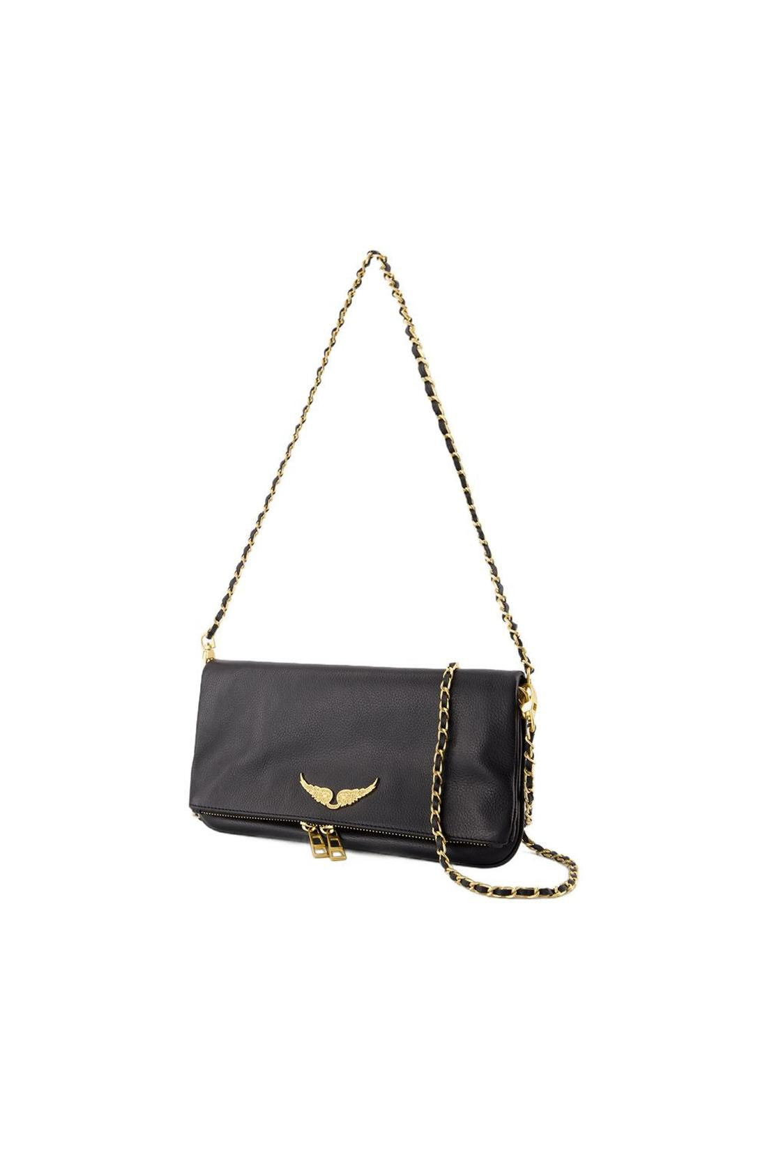 Rock Schultertasche - Zadig & Voltaire - Leder - Schwarz-Taschen-Zadig & Voltaire-ARCHIVIST