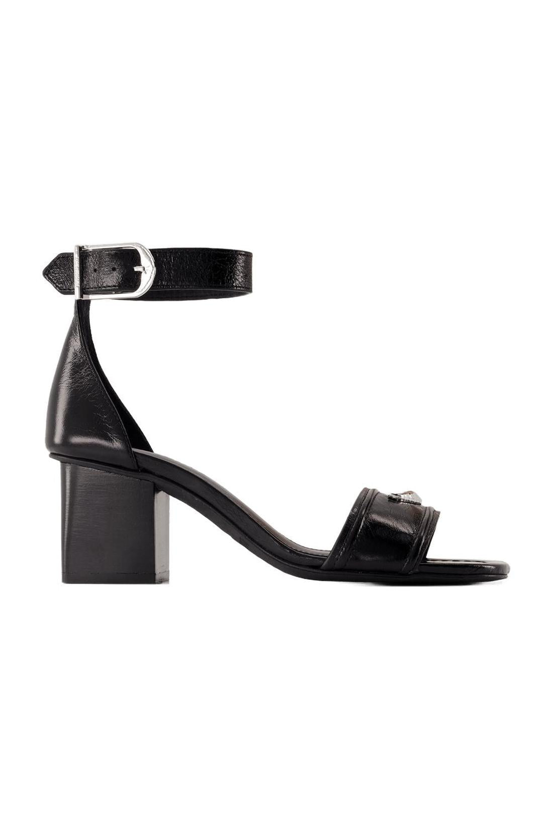 Caprese Wings Sandals - Zadig &amp; Voltaire - Leather - Black