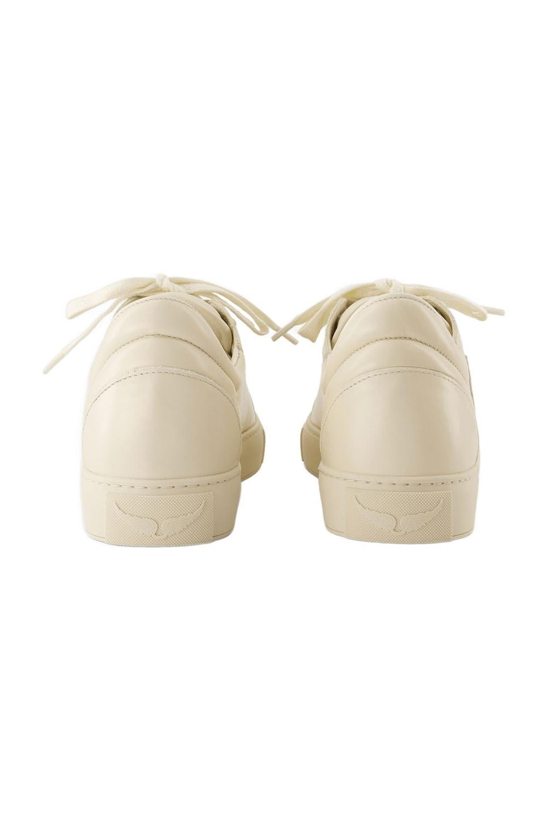 Sneakers Fly On - Zadig &amp; Voltaire - Leather - White