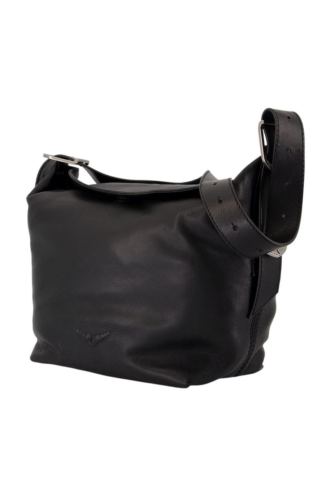 Zadig & Voltaire-Jane Schultertasche - Zadig & Voltaire - Leder - Schwarz-Taschen-Black-Deal-Outlet-by-ARCHIVIST