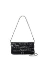 Zadig & Voltaire-Rock Graffiti Schultertasche - Zadig & Voltaire - Leder - Schwarz-Taschen-Black-Deal-Outlet-by-ARCHIVIST