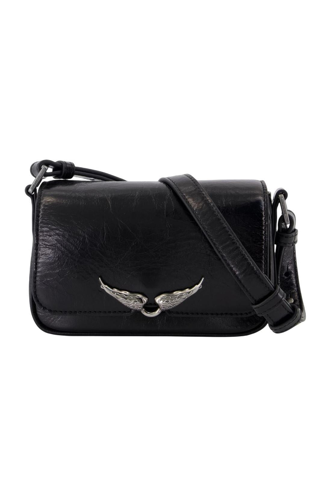 Zadig & Voltaire-Le Zazi Schultertasche - Zadig & Voltaire - Leder - Schwarz-Taschen-Black-Deal-Outlet-by-ARCHIVIST