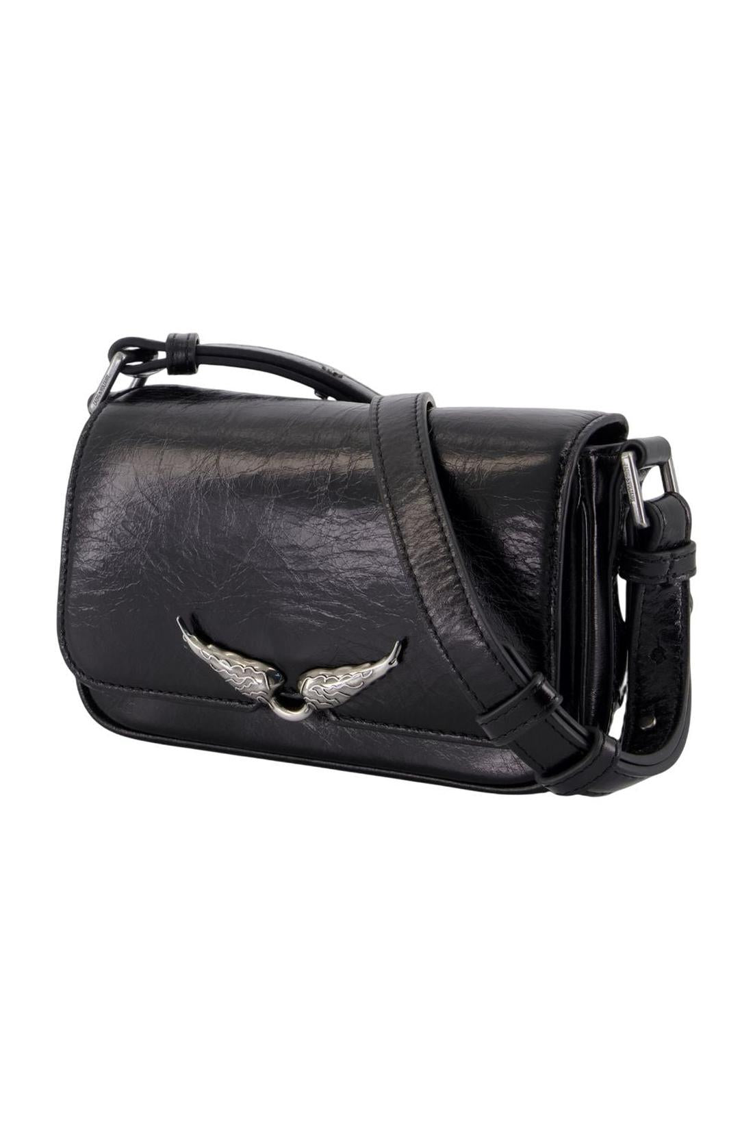 Zadig & Voltaire-Le Zazi Schultertasche - Zadig & Voltaire - Leder - Schwarz-Taschen-Black-Deal-Outlet-by-ARCHIVIST