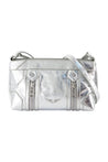 Zadig & Voltaire-Sunny Mood Schultertasche - Zadig & Voltaire - Leder - Silber-Taschen-Black-Deal-Outlet-by-ARCHIVIST