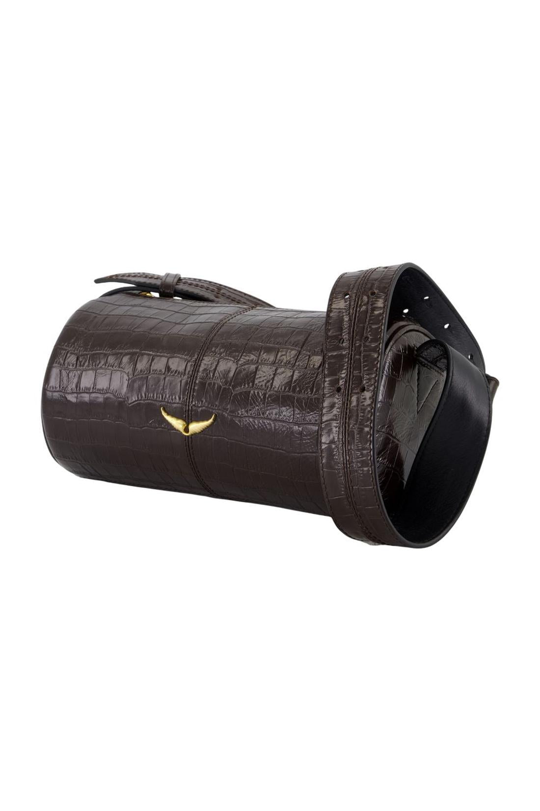 Zadig & Voltaire-Le Doudou Schultertasche - Zadig & Voltaire - Leder - Braun-Taschen-Black-Deal-Outlet-by-ARCHIVIST