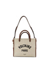 Zadig & Voltaire-Cabas Angel Voltaire - Zadig & Voltaire - Baumwolle - Beige-Taschen-Black-Deal-Outlet-by-ARCHIVIST
