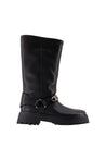 Zadig & Voltaire-Angie Smooth Stiefeletten - Zadig & Voltaire - Leder - Schwarz-Stiefel & Stiefeletten-Black-Deal-Outlet-by-ARCHIVIST