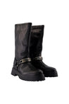 Zadig & Voltaire-Angie Smooth Stiefeletten - Zadig & Voltaire - Leder - Schwarz-Stiefel & Stiefeletten-Black-Deal-Outlet-by-ARCHIVIST