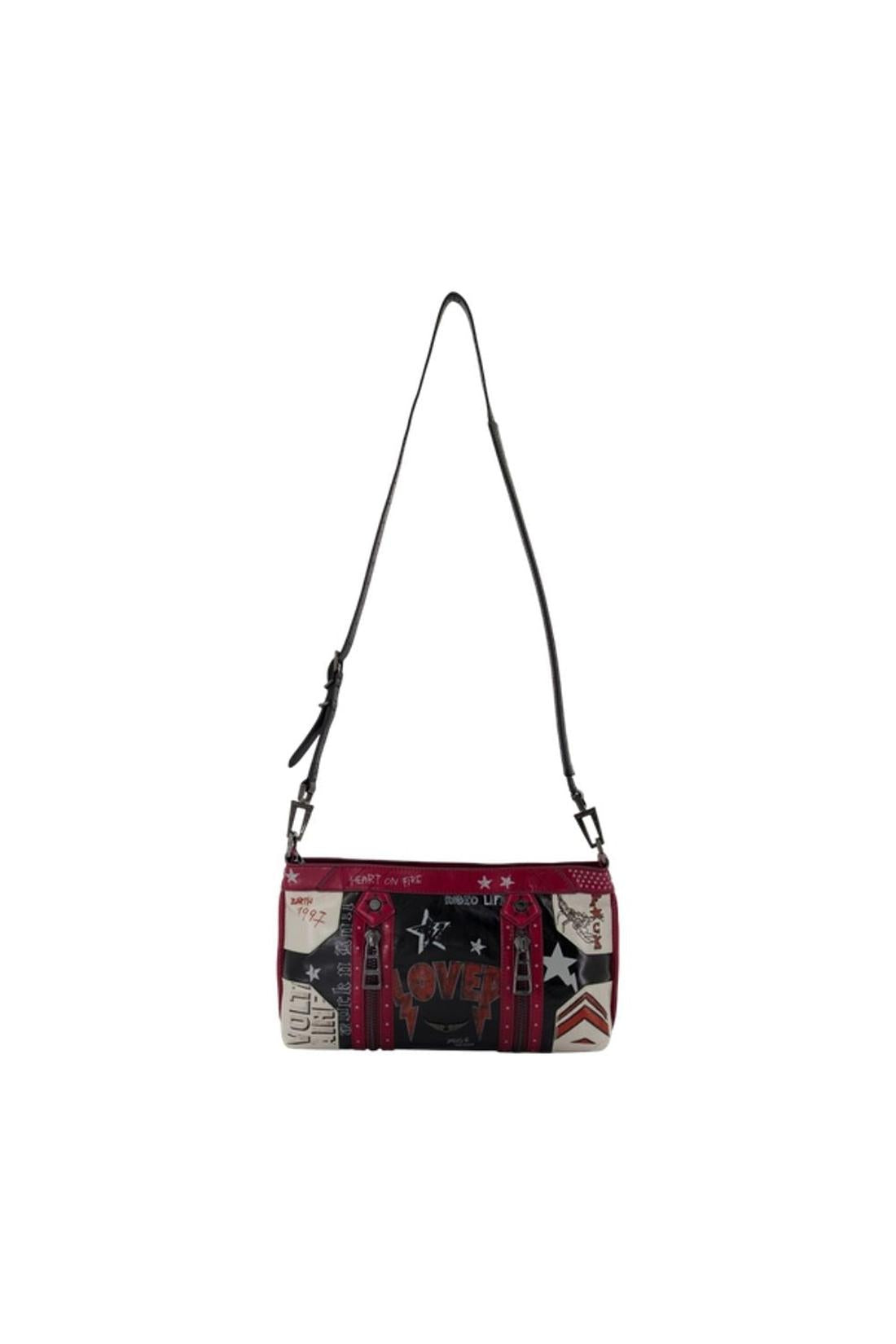 Zadig & Voltaire-Sunny Moody Punk Schultertasche - Zadig & Voltaire - Leder - Multi-Taschen-Black-Deal-Outlet-by-ARCHIVIST