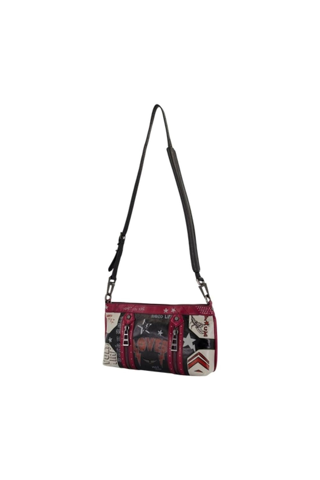Zadig & Voltaire-Sunny Moody Punk Schultertasche - Zadig & Voltaire - Leder - Multi-Taschen-Black-Deal-Outlet-by-ARCHIVIST