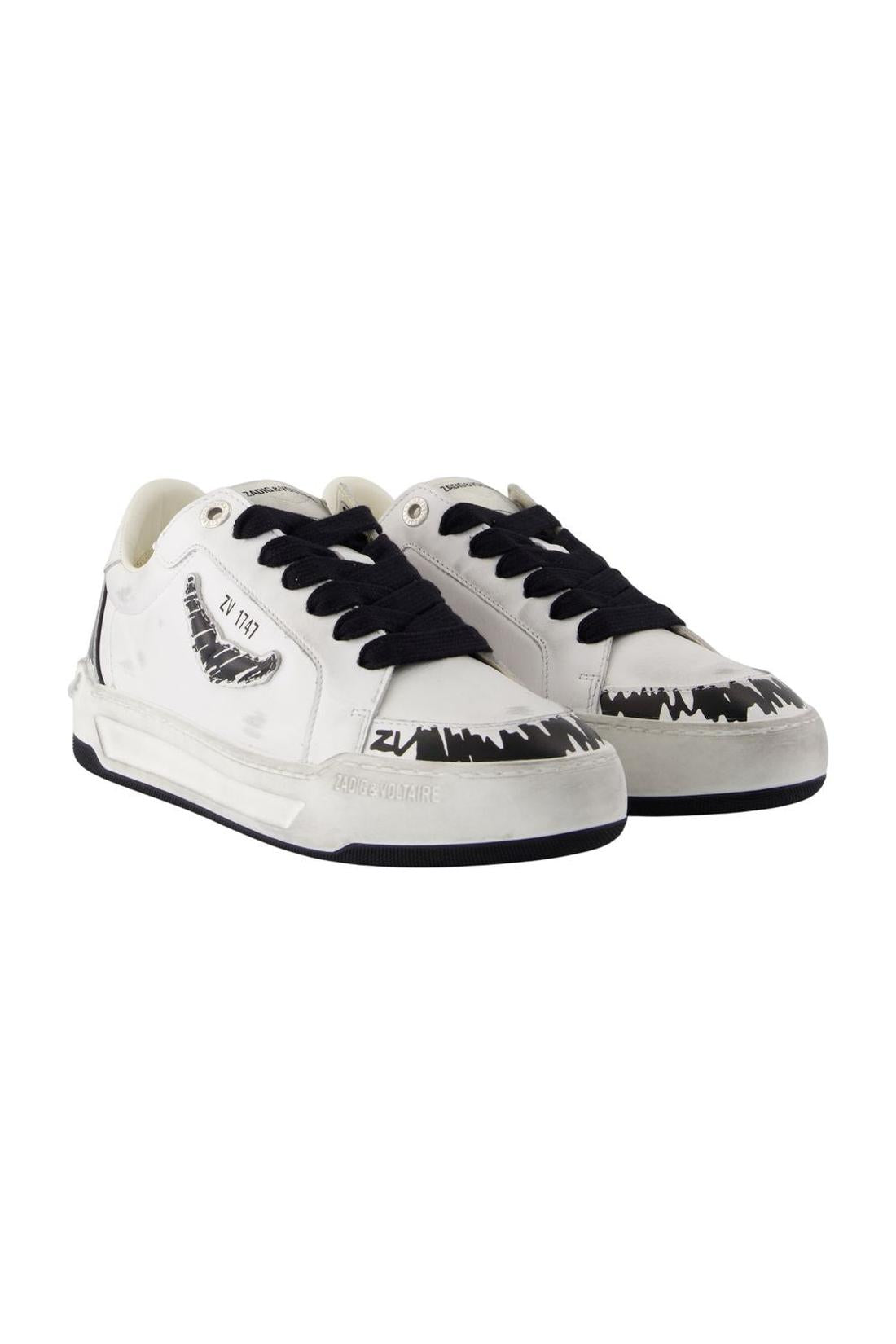 Zadig & Voltaire-Fly Wings Sneakers - Zadig & Voltaire - Leder - Weiß-Sneaker-Black-Deal-Outlet-by-ARCHIVIST