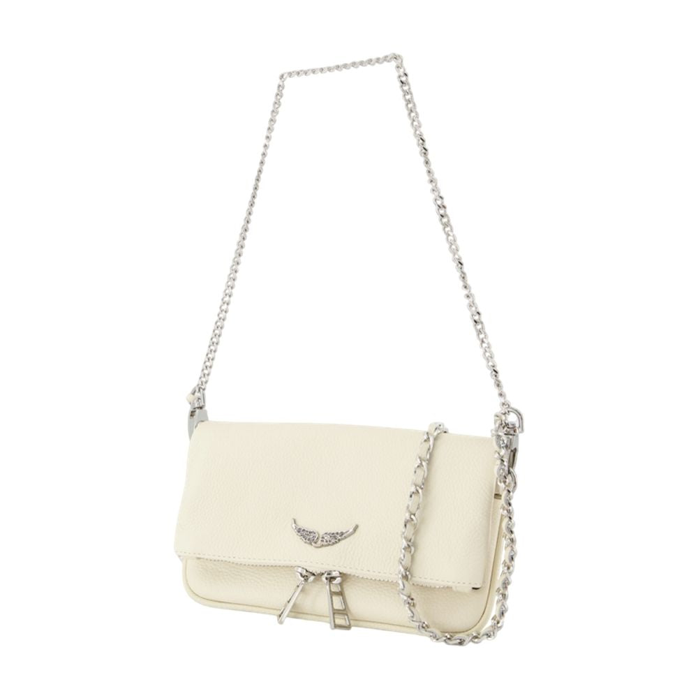 Wallet On Chain Rock Nano - Zadig & Voltaire - Leder - Weiß