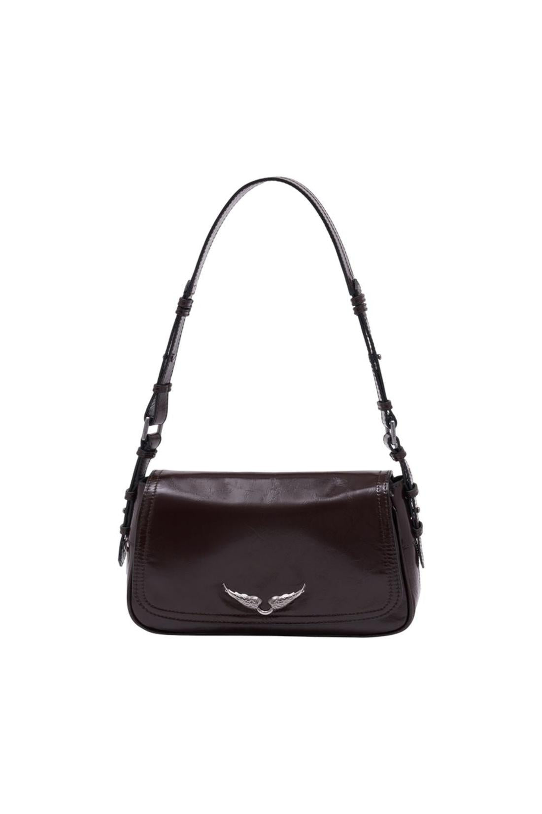 Zadig & Voltaire-Le Zouzou Schultertasche - Zadig & Voltaire - Leder - Braun-Taschen-Black-Deal-Outlet-by-ARCHIVIST