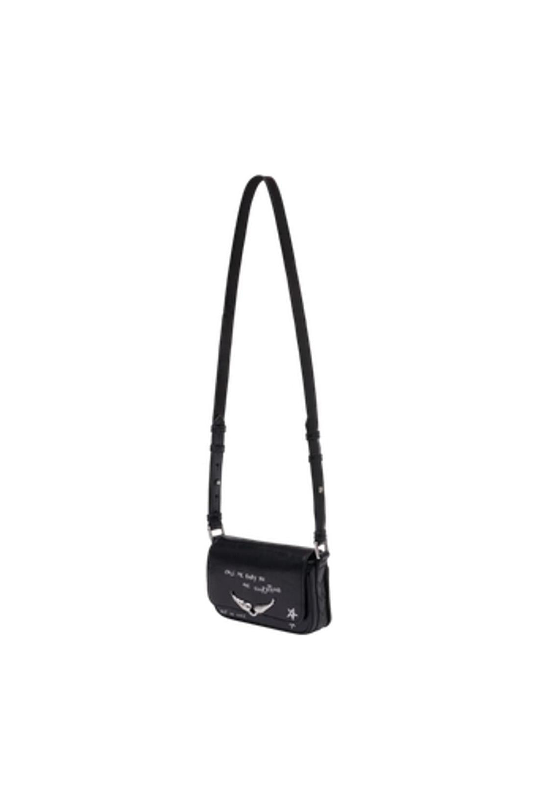 Zadig & Voltaire-Le Zazi Schultertasche - Zadig & Voltaire - Leder - Schwarz-Taschen-Black-Deal-Outlet-by-ARCHIVIST