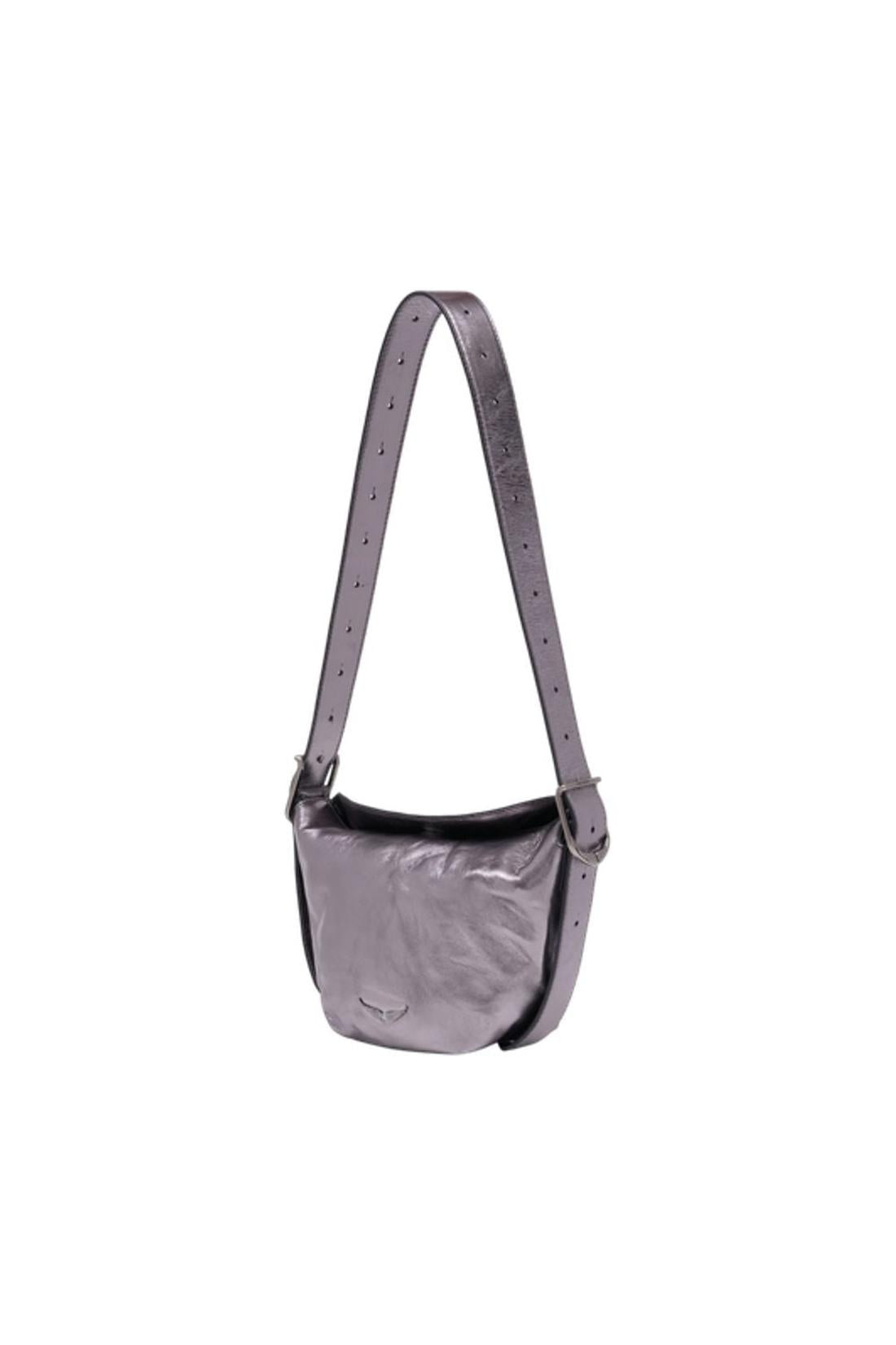Zadig & Voltaire-Baby Jane Vintage-Schultertasche - Zadig & Voltaire - Leder - Silber-Taschen-Black-Deal-Outlet-by-ARCHIVIST