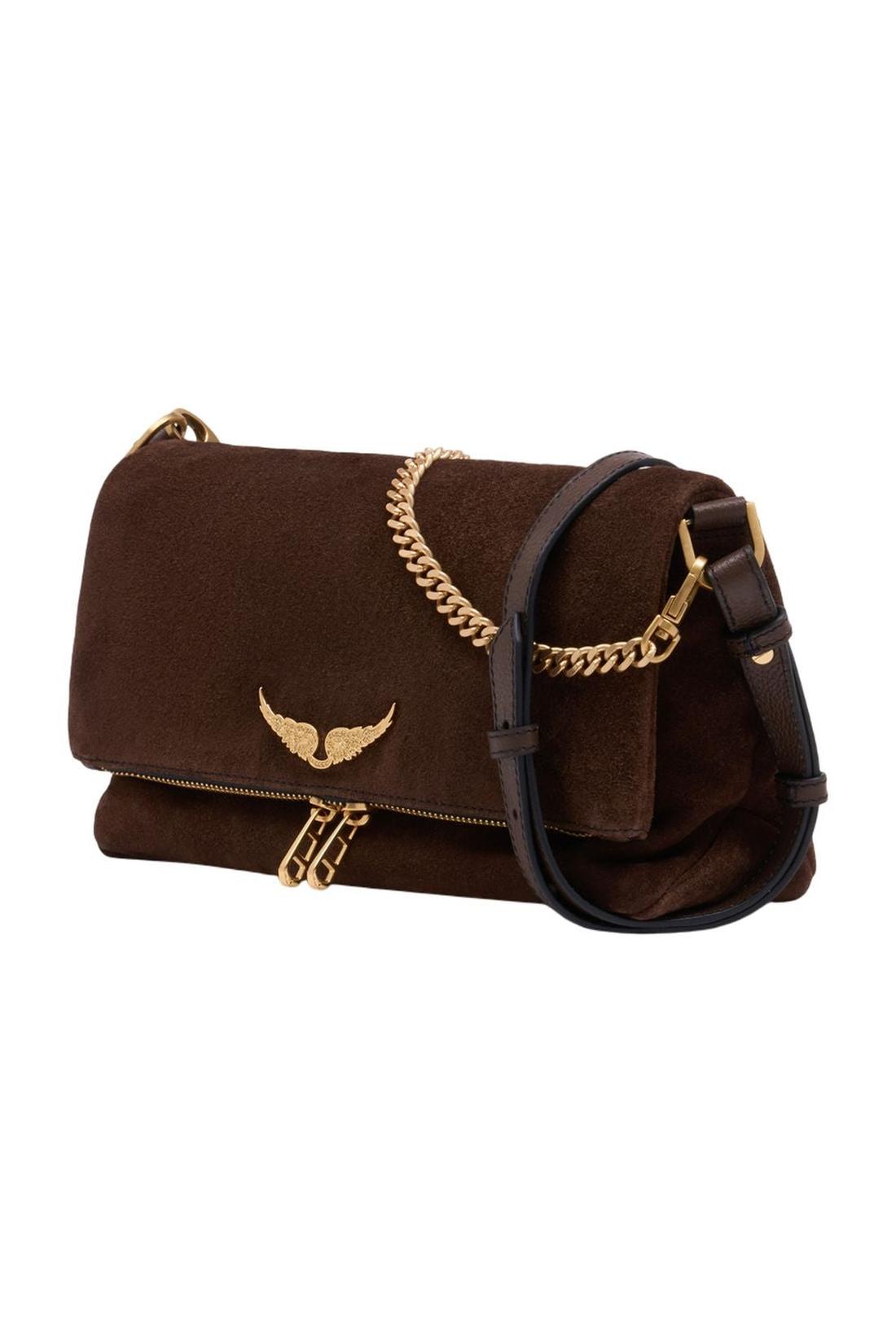 Zadig & Voltaire-Rocky II Schultertasche - Zadig & Voltaire - Leder - Braun-Taschen-Black-Deal-Outlet-by-ARCHIVIST