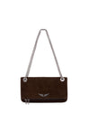 Zadig & Voltaire-Rock II Schultertasche - Zadig & Voltaire - Leder - Braun-Taschen-Black-Deal-Outlet-by-ARCHIVIST