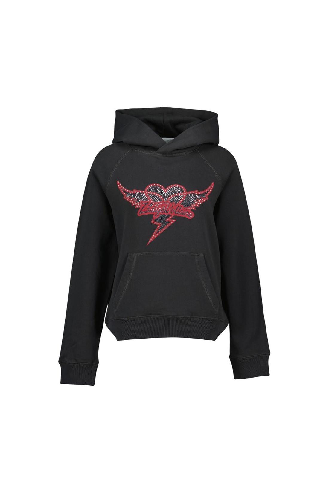 Hoodie Georgy - Zadig & Voltaire - Baumwolle - Schwarz