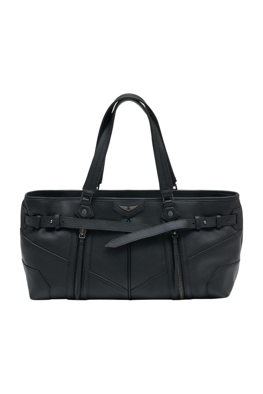 Zadig & Voltaire-Sunny Reisetasche - Zadig & Voltaire - Leder - Schwarz-Taschen-Black-Deal-Outlet-by-ARCHIVIST
