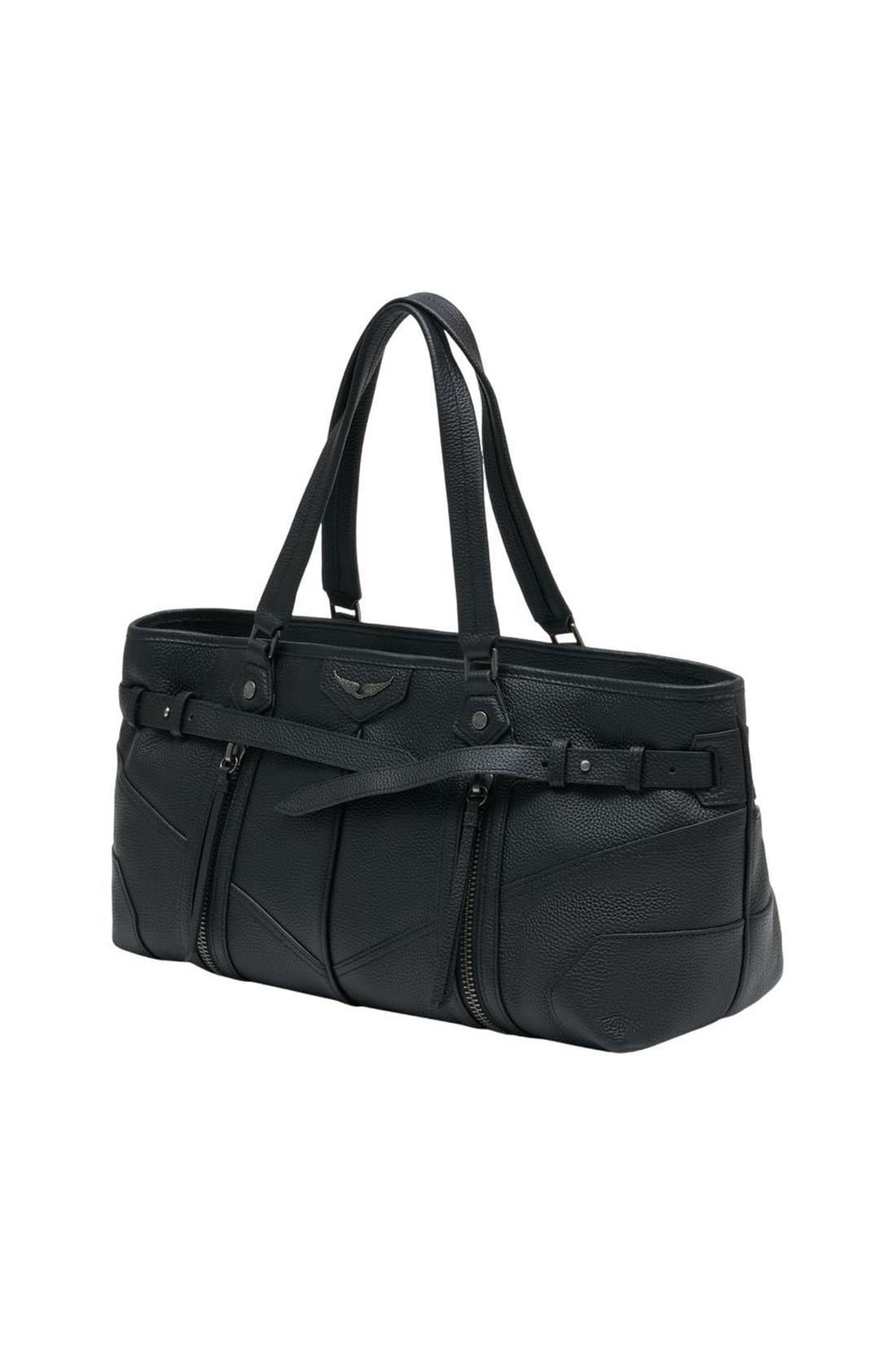 Zadig & Voltaire-Sunny Reisetasche - Zadig & Voltaire - Leder - Schwarz-Taschen-Black-Deal-Outlet-by-ARCHIVIST