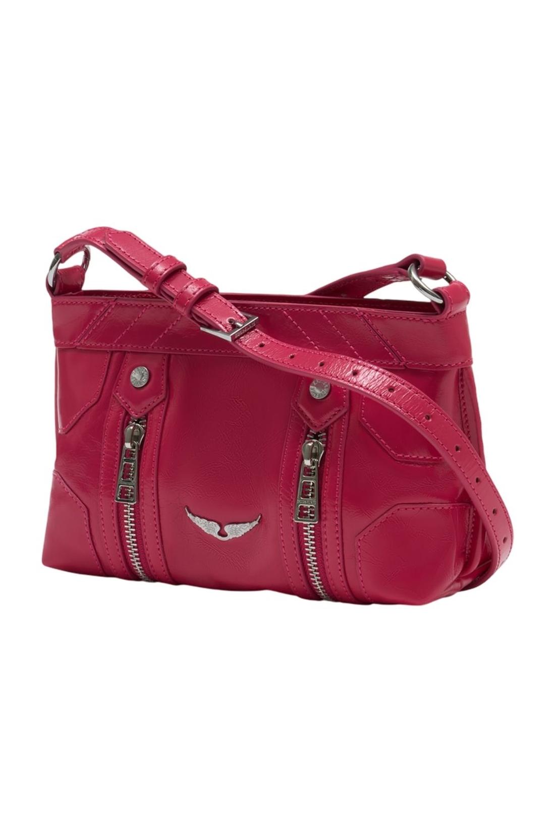 Sunny Mood Vintage Schultertasche - Zadig & Voltaire - Leder - Pink-Taschen-Zadig & Voltaire-ARCHIVIST