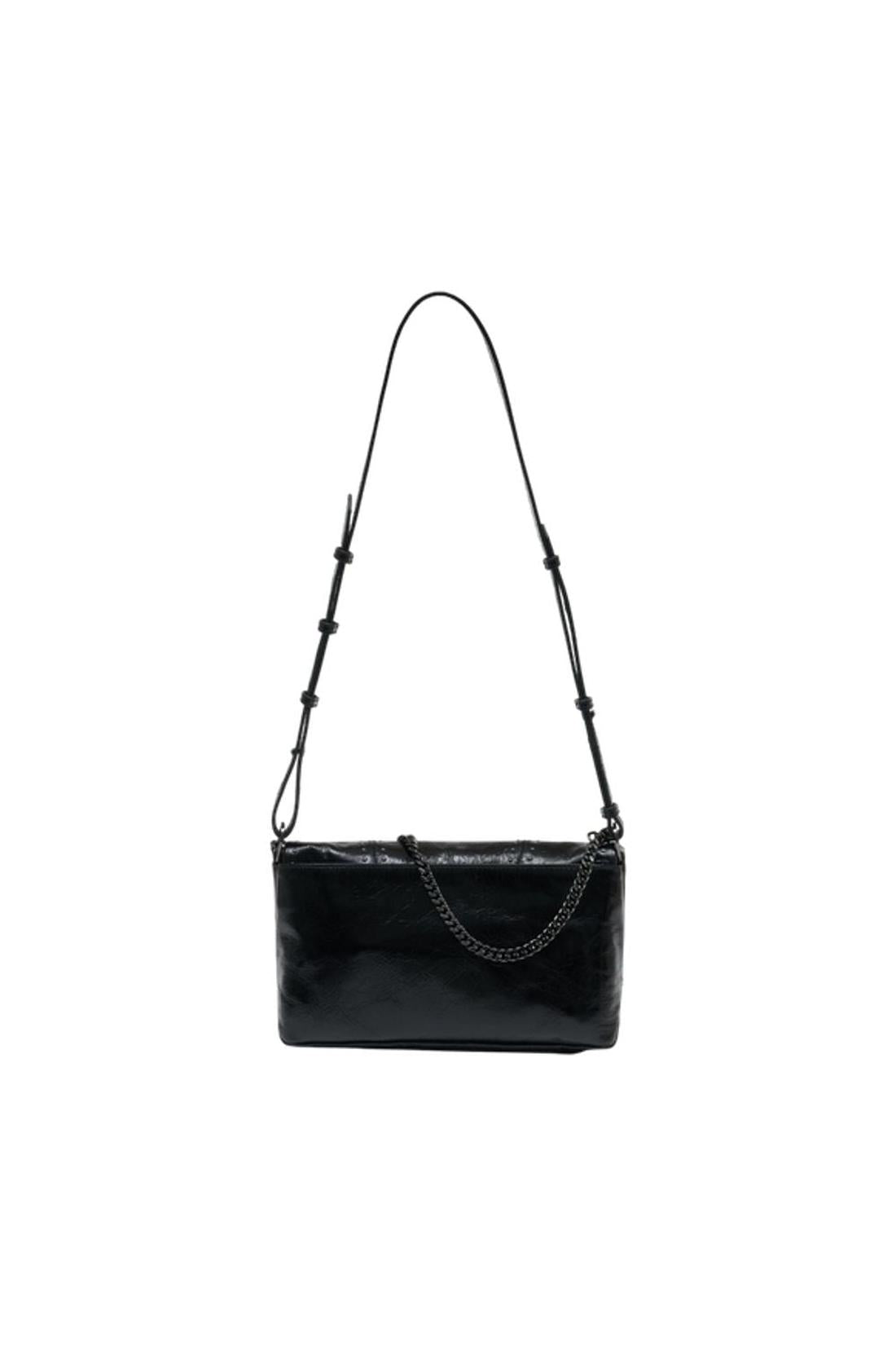 Zadig & Voltaire-Rocky II Vintage Schultertasche - Zadig & Voltaire - Leder - Schwarz-Taschen-Black-Deal-Outlet-by-ARCHIVIST