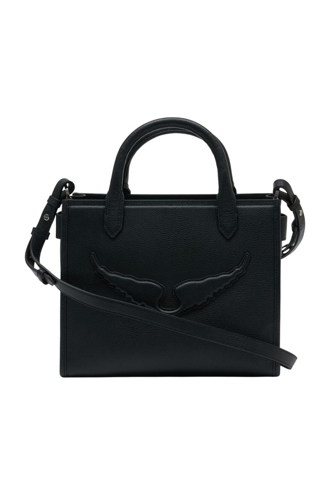 Umhängetasche Angel Xs- Zadig & Voltaire - Leder - Schwarz