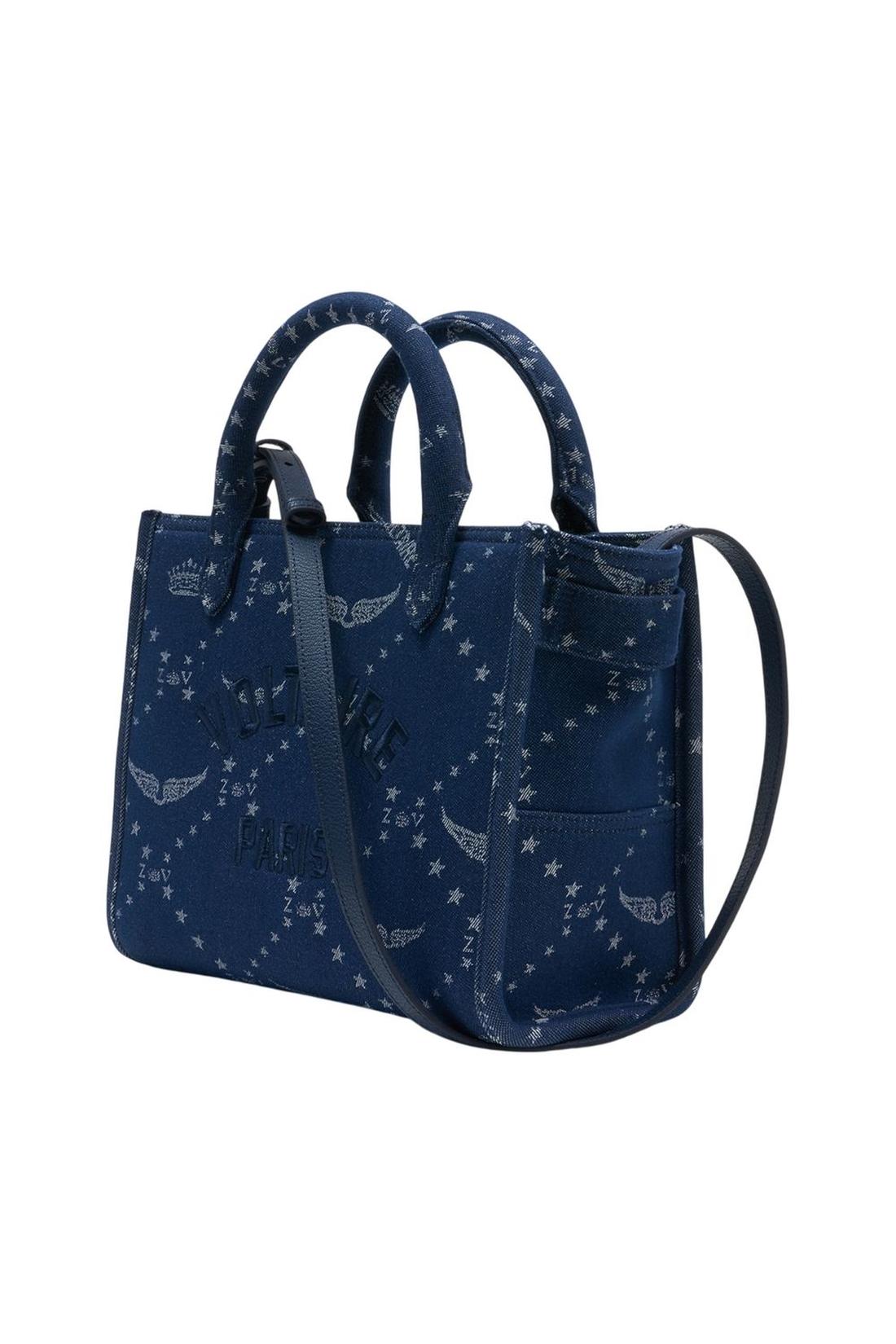 Einkaufstasche Angel Xs - Zadig &amp; Voltaire - Baumwolle - Blau-Taschen-Zadig & Voltaire-ARCHIVIST