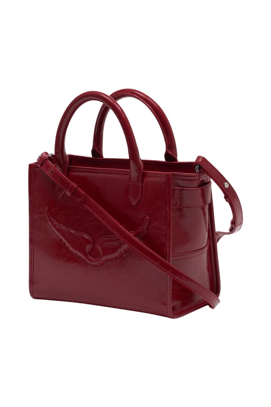 Umhängetasche Angel Xs - Zadig & Voltaire - Leder - Rot