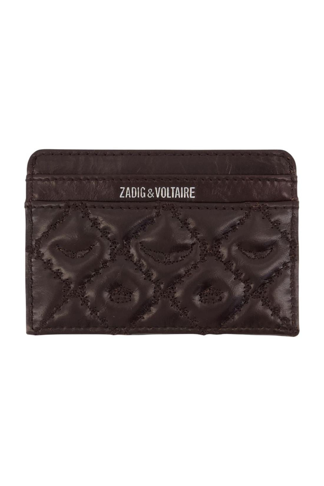 Pass Brieftasche - Zadig & Voltaire - Leder - Braun