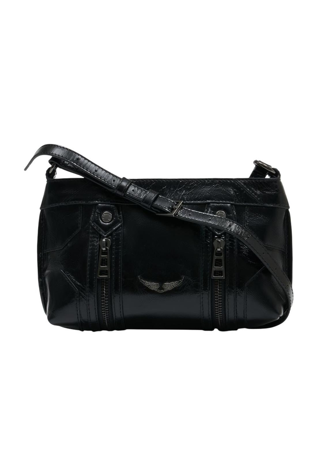 Sunny Mood Vintage Schultertasche - Zadig & Voltaire - Leder - Schwarz-Taschen-Zadig & Voltaire-One size-black-ARCHIVIST