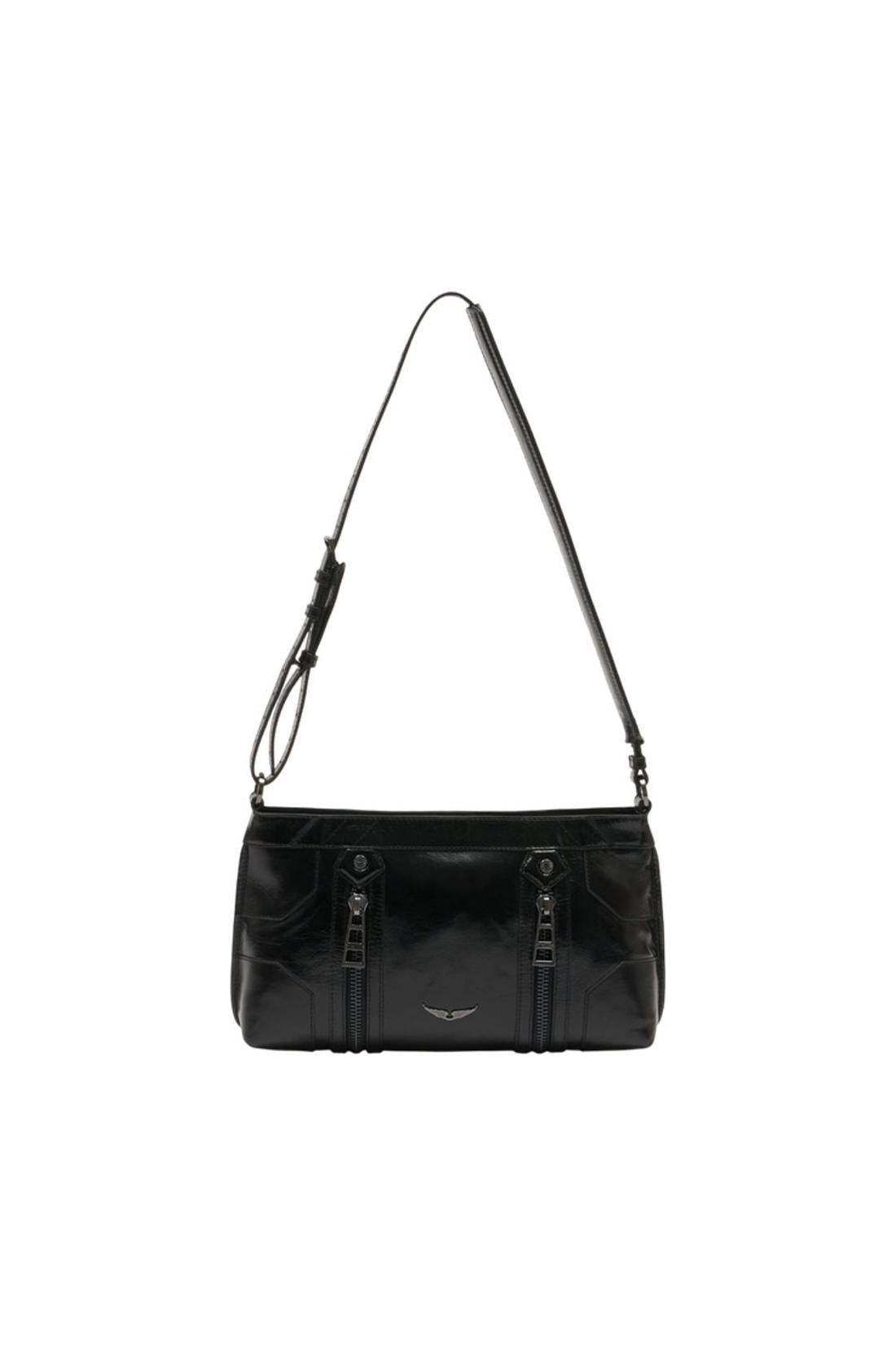 Sunny Moody Vintage Schultertasche - Zadig & Voltaire - Leder - Schwarz-Taschen-Zadig & Voltaire-OUTLET-One size-black-ARCHIVIST-ARCHIVE-SALE