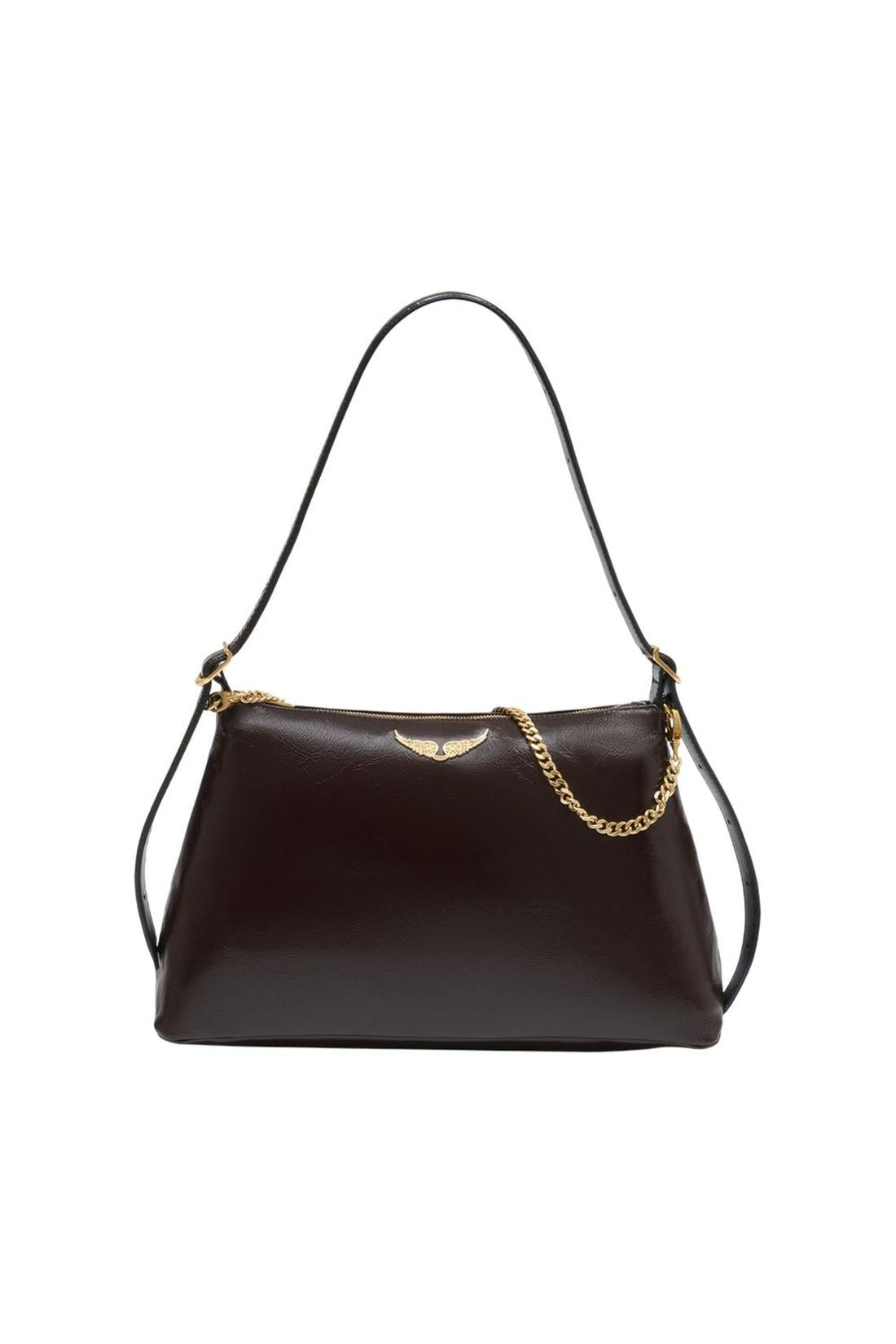 Zadig & Voltaire-Jim Vintage Schultertasche - Zadig & Voltaire - Leder - Braun-Taschen-Black-Deal-Outlet-by-ARCHIVIST