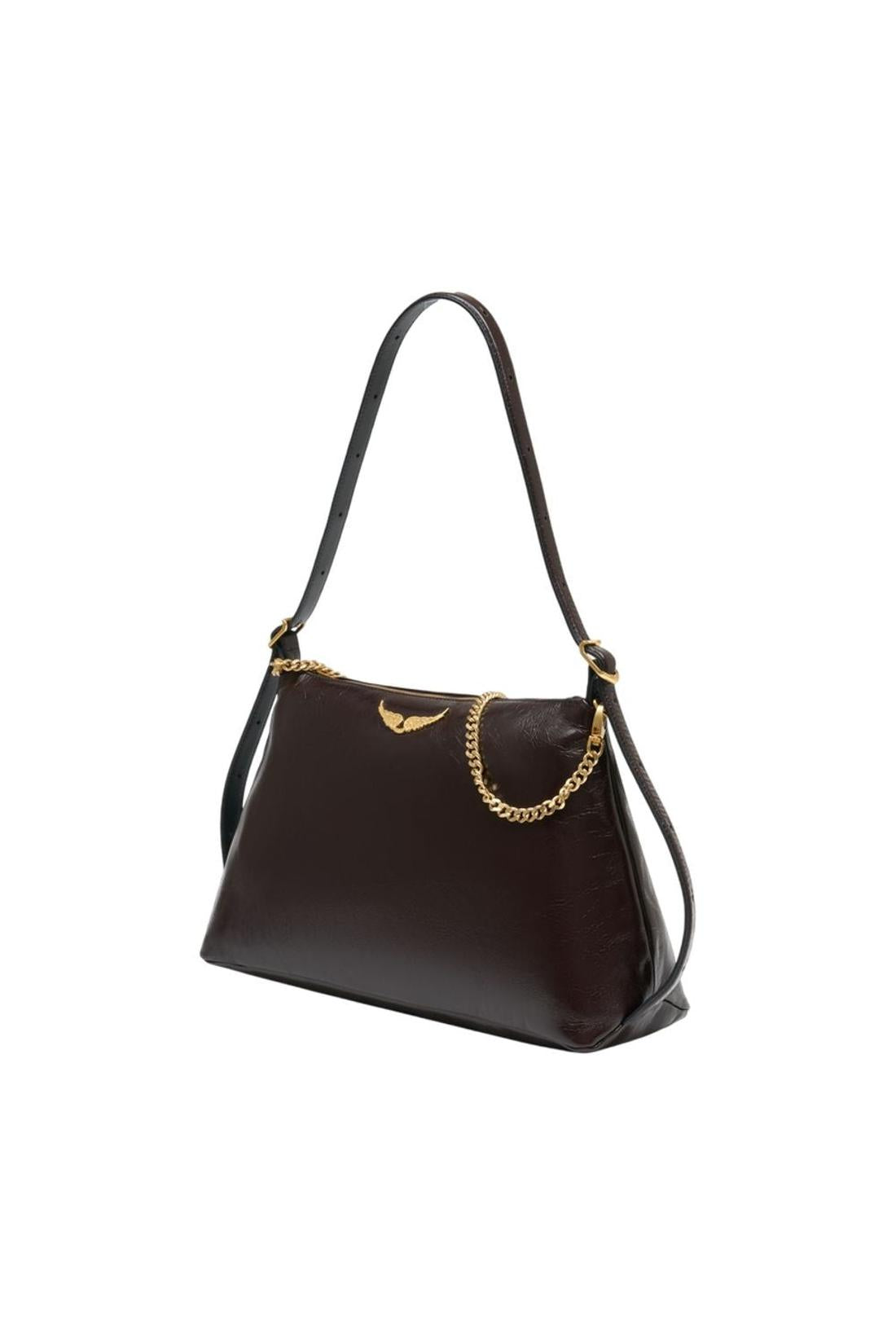 Zadig & Voltaire-Jim Vintage Schultertasche - Zadig & Voltaire - Leder - Braun-Taschen-Black-Deal-Outlet-by-ARCHIVIST