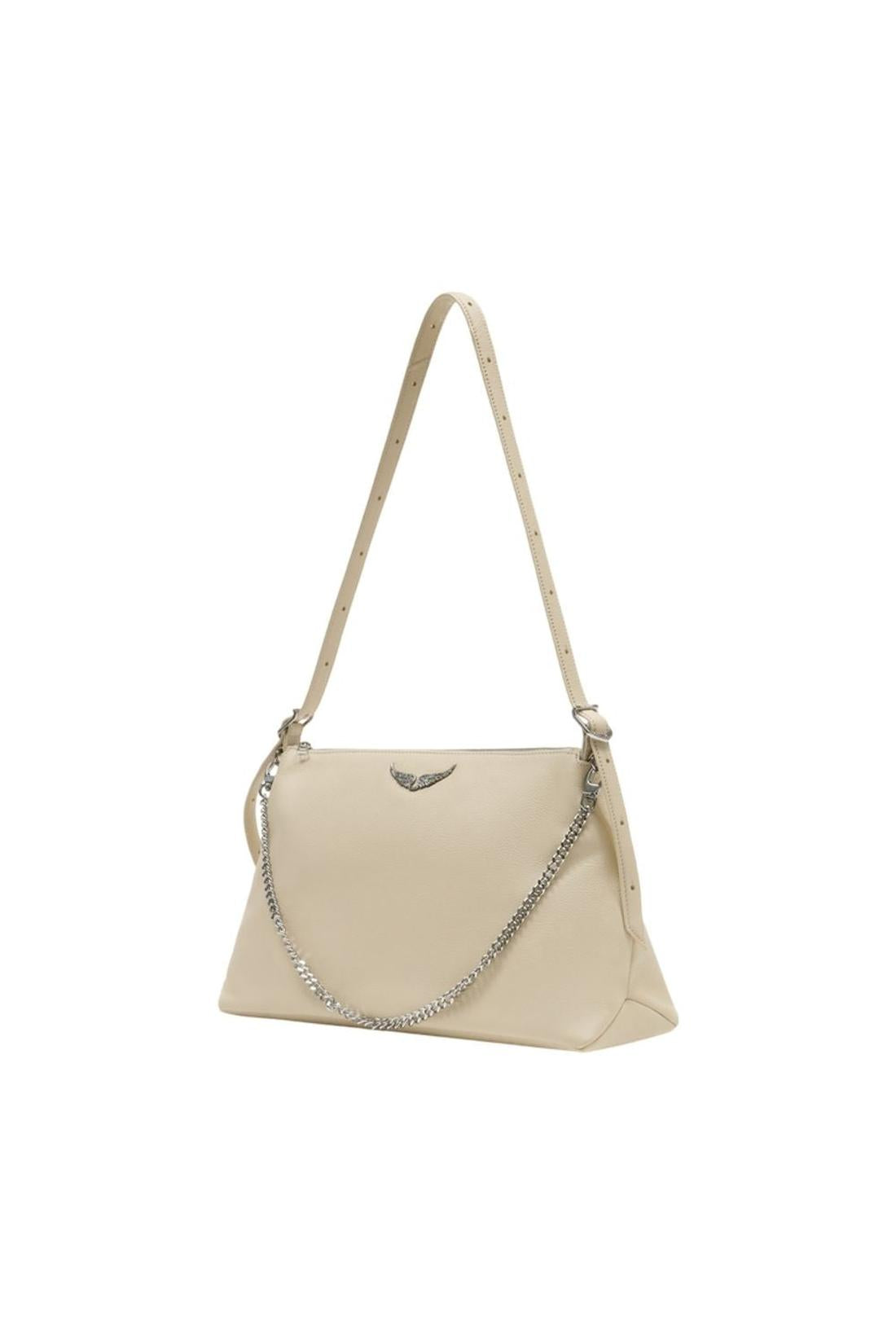 Jim Schultertasche - Zadig & Voltaire - Leder - Weiß