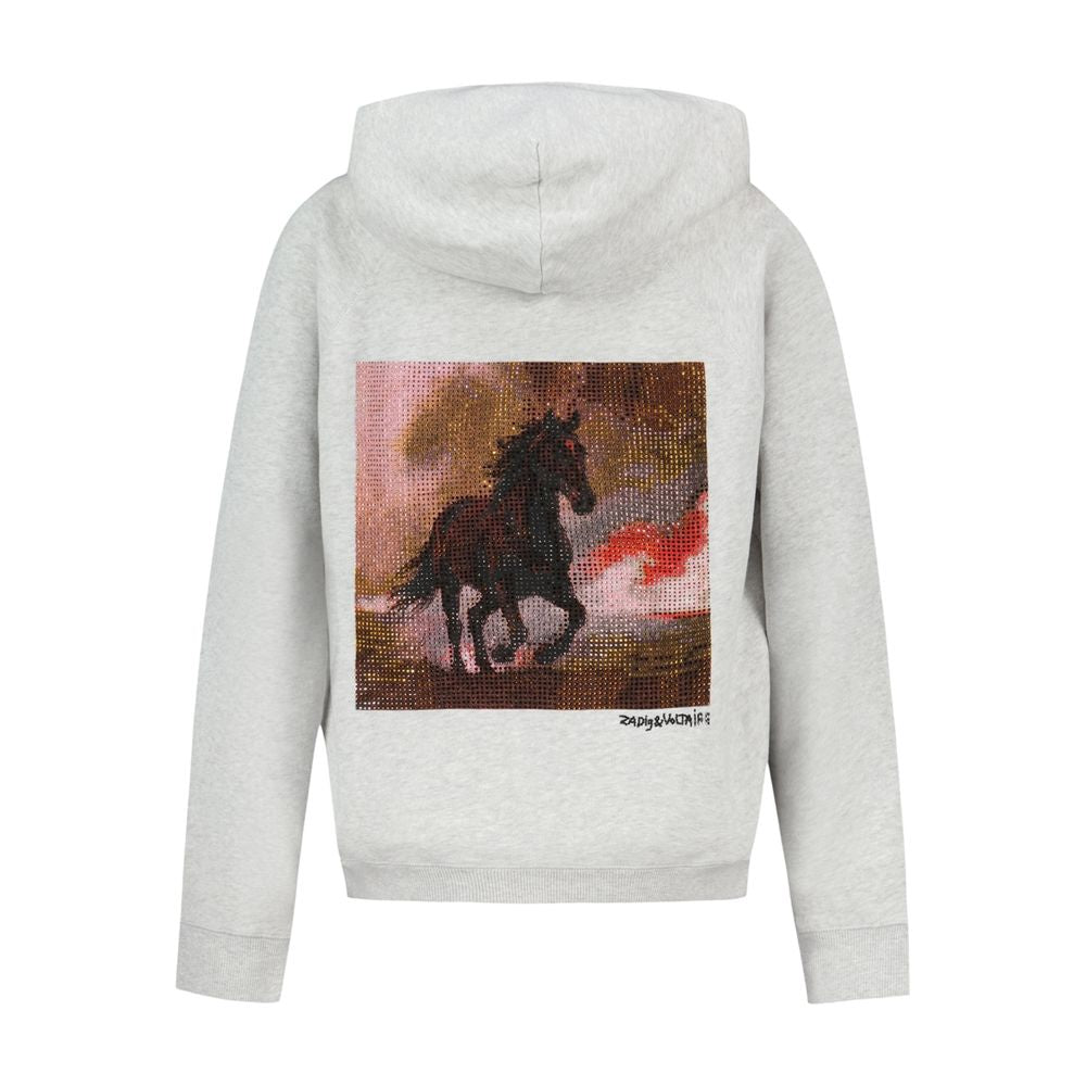 Hoodie Georgy Mo China – Zadig & Voltaire – Baumwolle – Grau