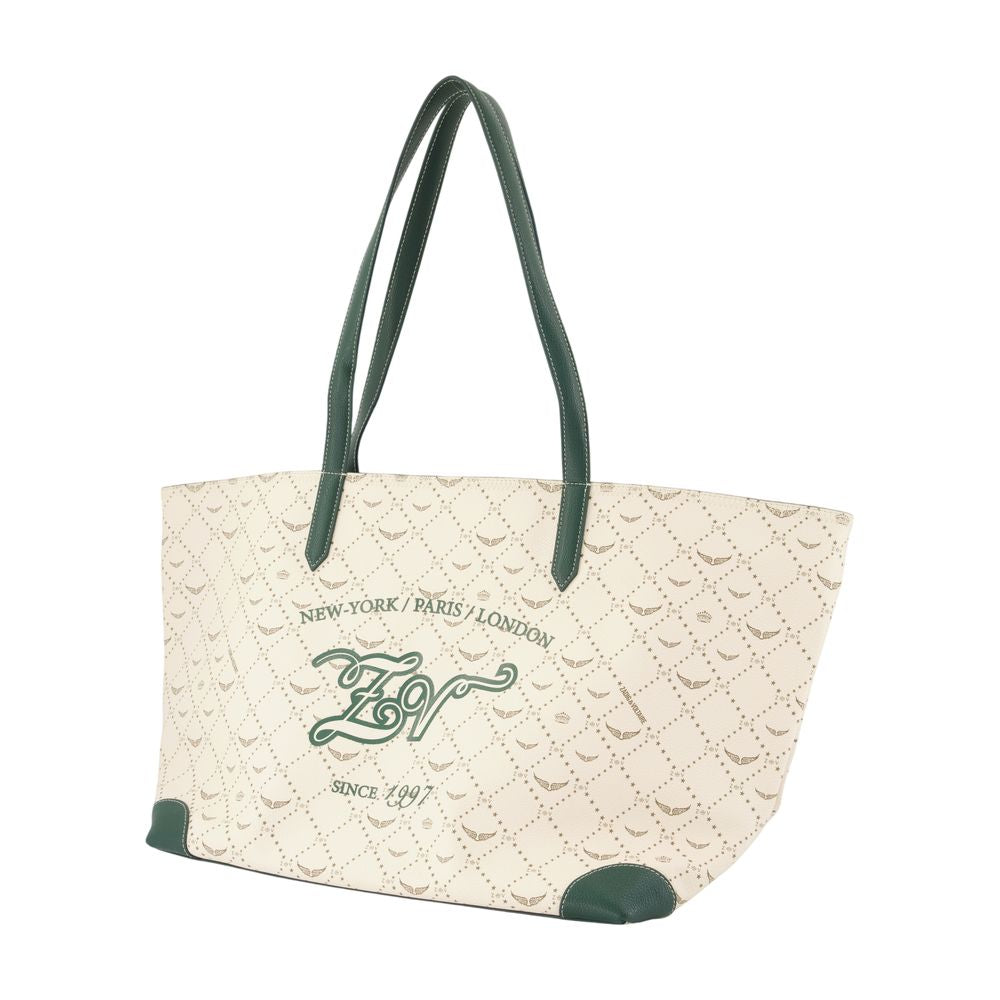 Einkaufstasche XL Monogram Tennis – Zadig & Voltaire – Kunstleder – Weiß