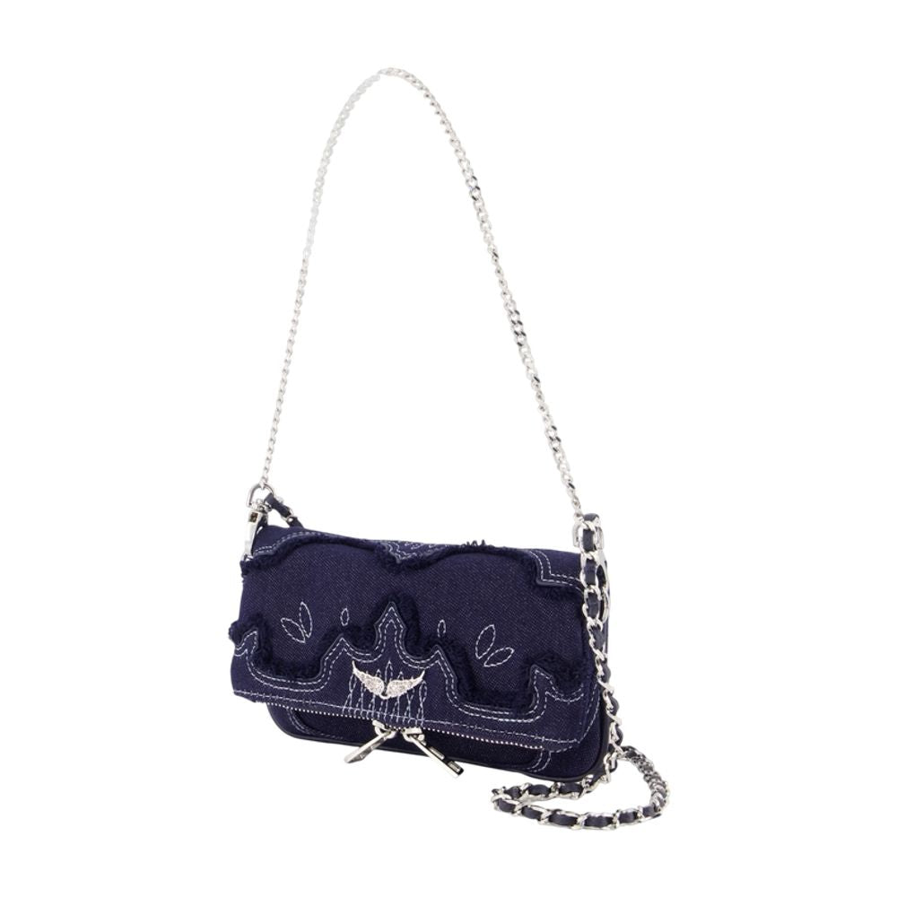 Rock Nano Schultertasche - Zadig & Voltaire - Baumwolle - Blau
