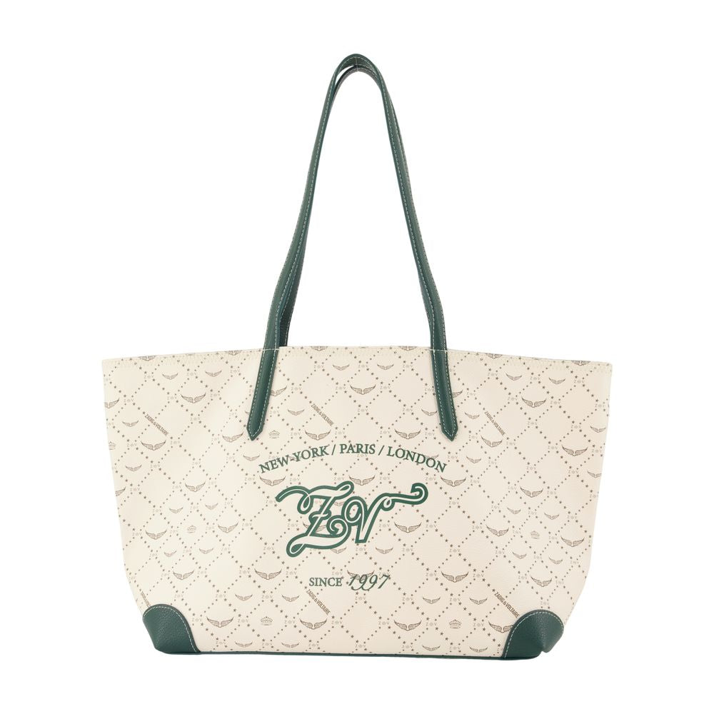 Z Monogram Tennis Einkaufstasche – Zadig & Voltaire – Kunstleder – Weiß