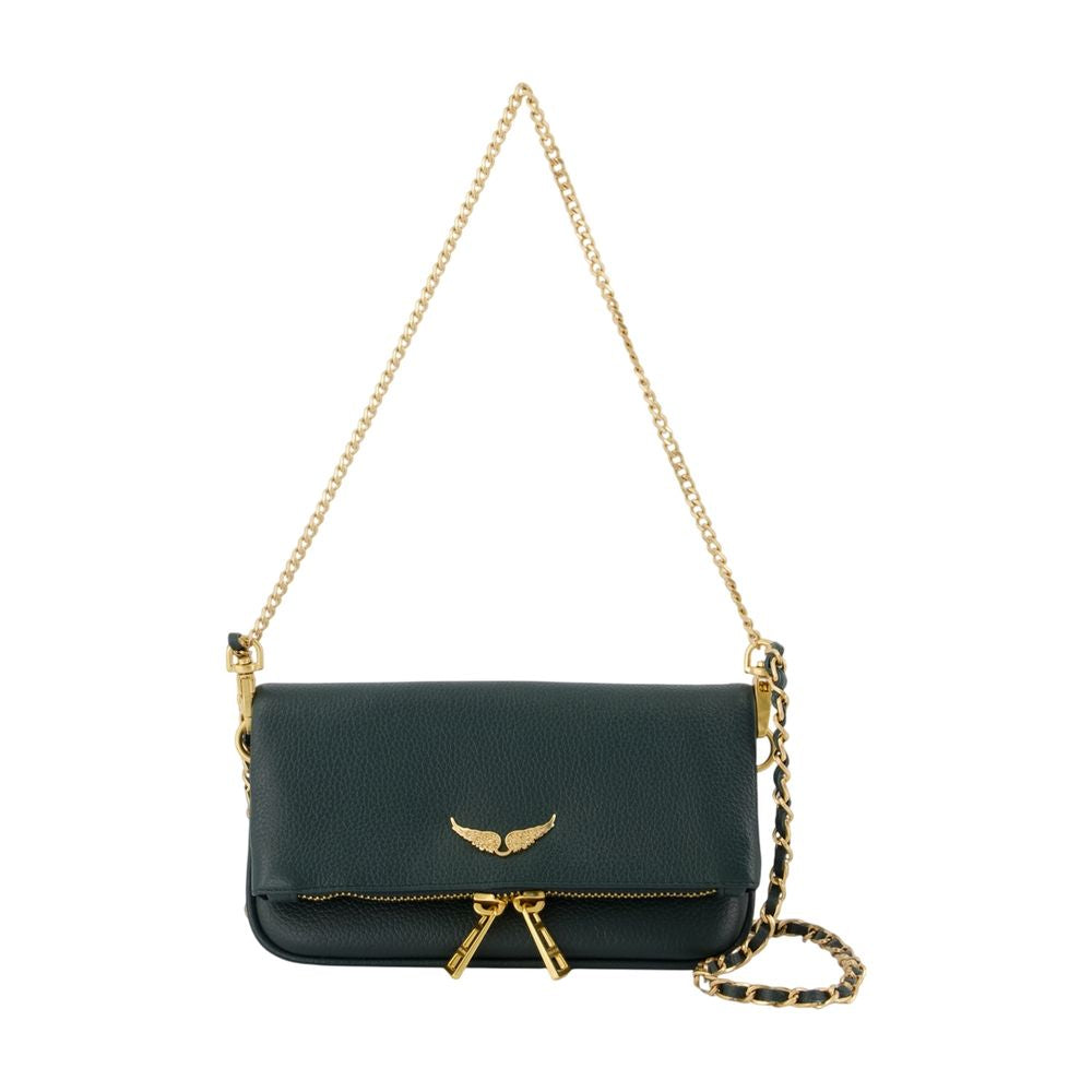 Umhängetasche Rock Nano Grained – Zadig & Voltaire – Leder – Grün