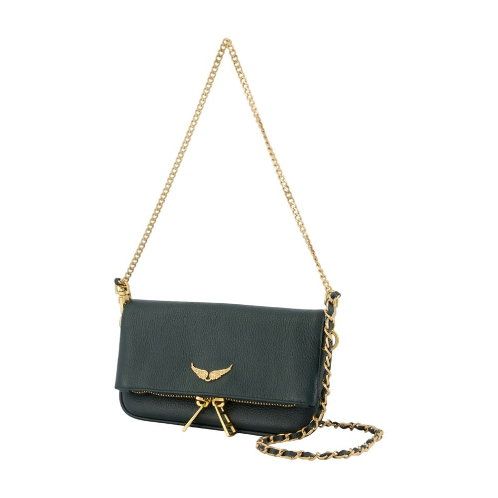 Umhängetasche Rock Nano Grained – Zadig & Voltaire – Leder – Grün