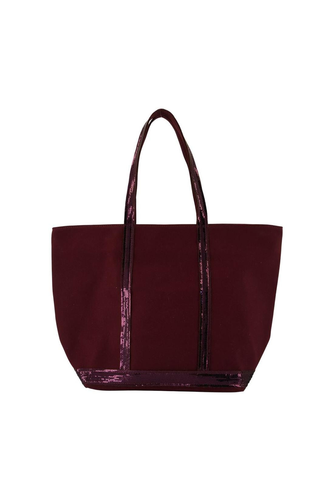 Vanessa Bruno-Cabas L Zipper - Vanessa Bruno - Baumwolle - Violett-Taschen-Black-Deal-Outlet-by-ARCHIVIST