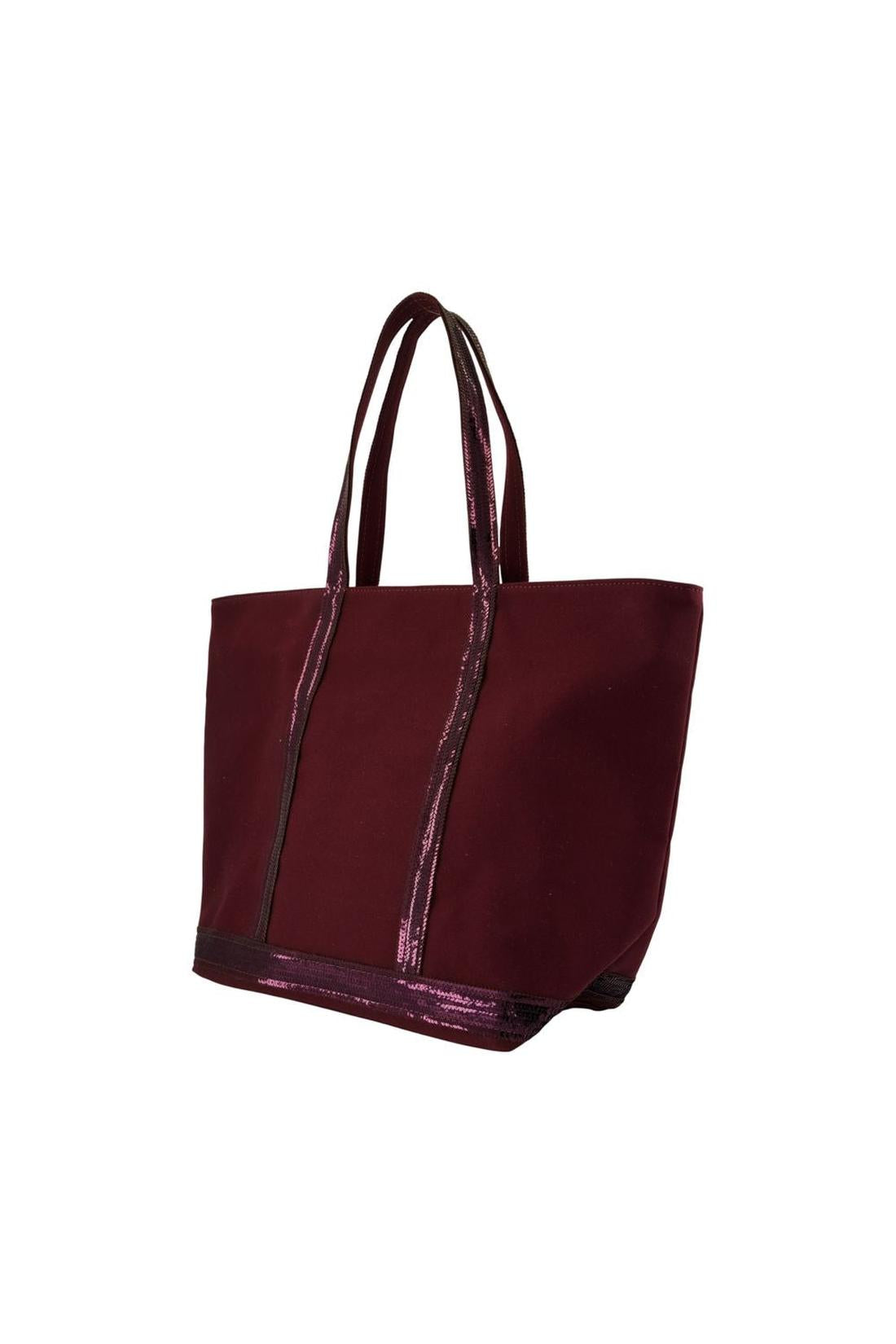 Vanessa Bruno-Cabas L Zipper - Vanessa Bruno - Baumwolle - Violett-Taschen-Black-Deal-Outlet-by-ARCHIVIST