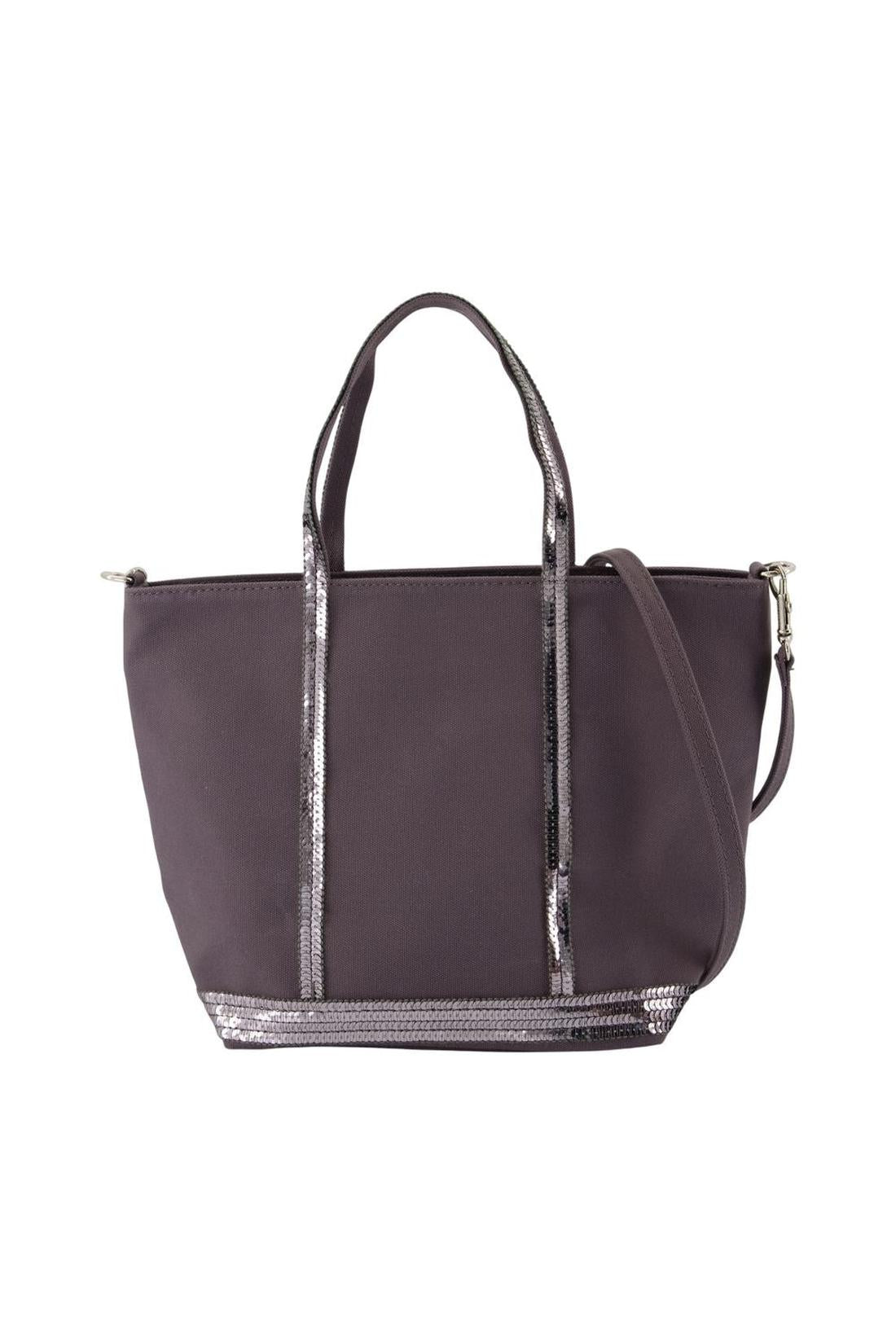 Vanessa Bruno-Einkaufstasche S - Vanessa Bruno - Baumwolle - Grau-Taschen-Black-Deal-Outlet-by-ARCHIVIST