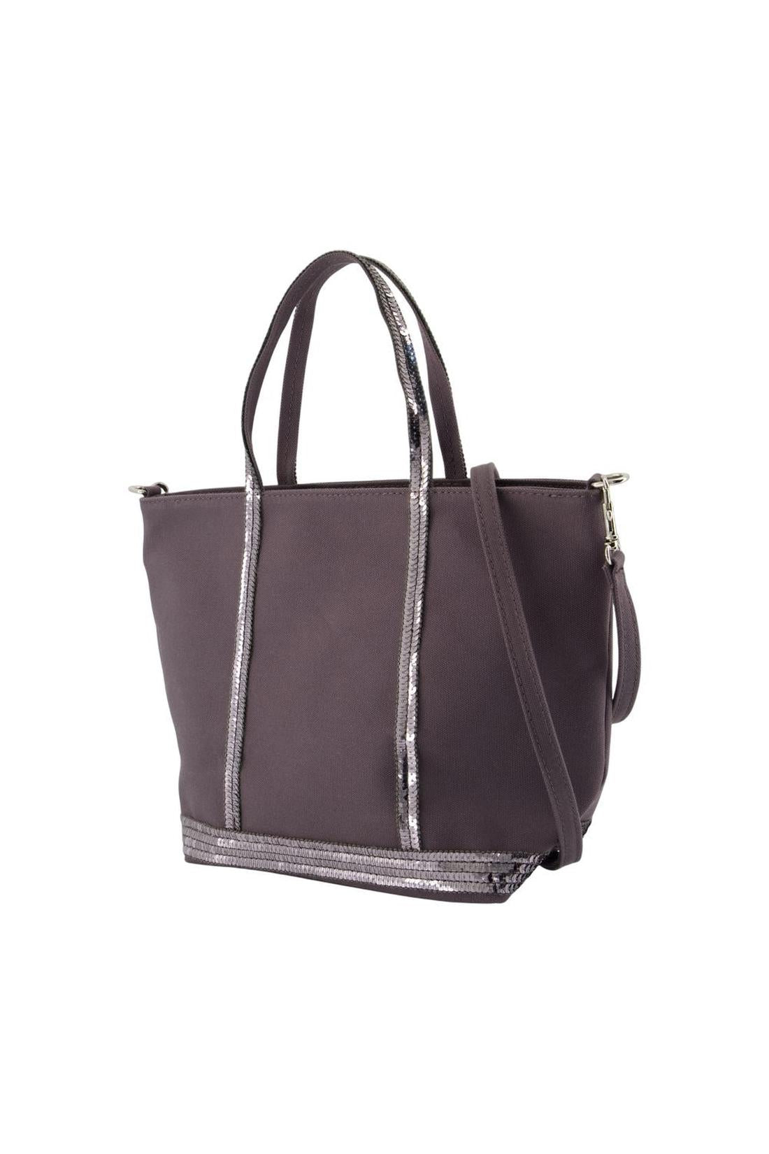 Vanessa Bruno-Einkaufstasche S - Vanessa Bruno - Baumwolle - Grau-Taschen-Black-Deal-Outlet-by-ARCHIVIST